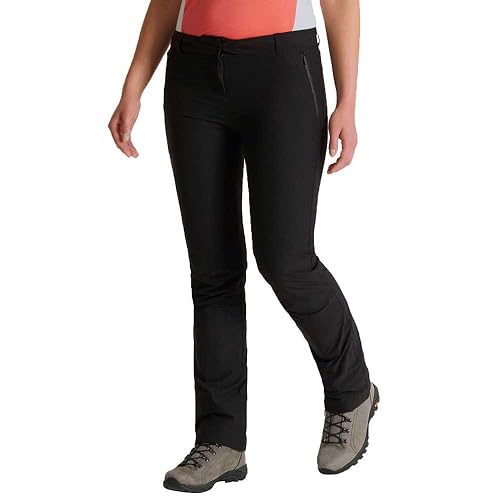 Craghoppers Damen Kiwi Pro wasserdichte Hose Wanderhose, Schwarz, 46 von Craghoppers