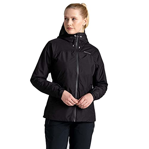 Craghoppers Damen Loretta wasserdichte Jacke, Schwarz, 42 von Craghoppers