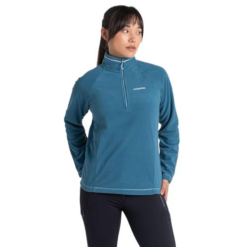 Craghoppers Damen Miska Vi Half Zip Fleece, Tay Blue, 34 von Craghoppers