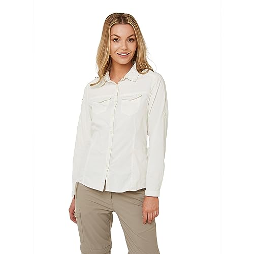 Craghoppers NosiLife Adventure II Langarm Shirt Frauen - Reisebluse, Beige, 38 EU/12 UK von Craghoppers