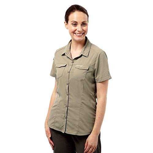 Craghoppers Damen Nl ADV Ss-Hemd Kurzarm-Shirt, Pilz, 10 von Craghoppers