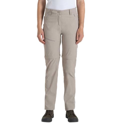 Craghoppers Damen NosiLife Pro Conv II Hose, Soft Mushroom, M|S von Craghoppers