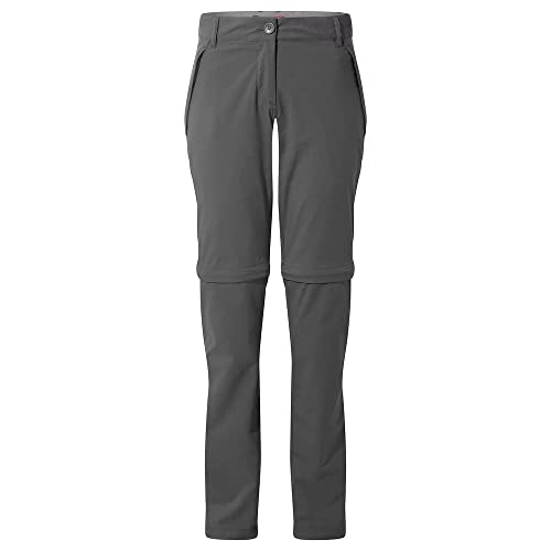 Craghoppers Damen NosiLife Pro Convertible Hose, Charcoal, XXL von Craghoppers