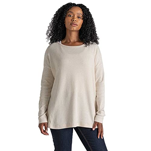 Craghoppers Forres Damen Sweatshirt, Ecru Marl, 36 von Craghoppers