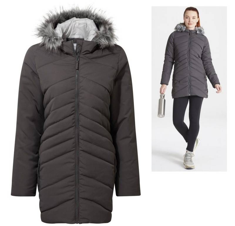 Craghoppers Hardshelljacke Craghoppers - ThermoPro Kapuzen Wintermantel Clardon - Damen - grau von Craghoppers