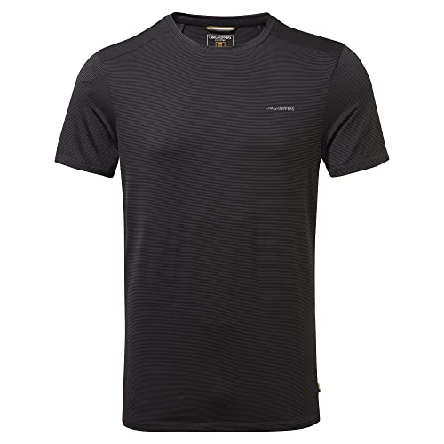 Craghoppers Herren Atmos Ss T-Shirt, Schwarz - Black Pepper, L von Craghoppers