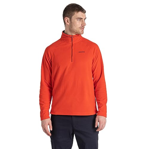 Craghoppers Herren Corey Vi Half Zip Fleece, Ara-Rot, XL Craghoppers Herren Corey Vi Half Zip Fleece, Ara-Rot, XL von Craghoppers
