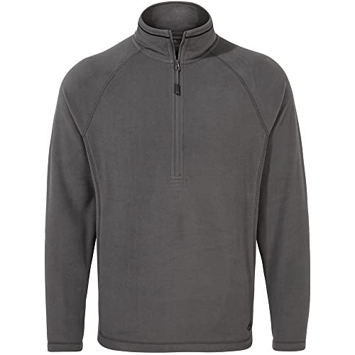 Craghoppers Herren Expert Corey 200 Fleece mit halbem Reißverschluss Fleecejacke, Carbon Grey, L von Craghoppers