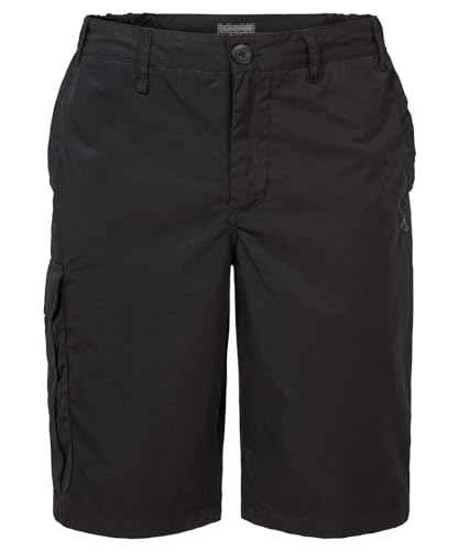 Craghoppers Herren Expert Kiwi Lange Cargo Shorts, Schwarz, 34 von Craghoppers