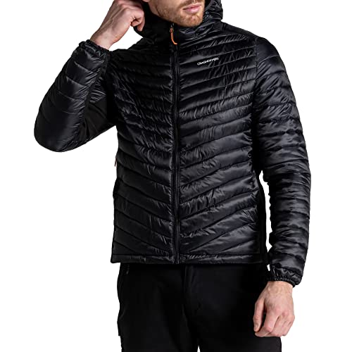 Craghoppers Herren Expolite Kapuzenjacke Steppjacken, Schwarz, S von Craghoppers