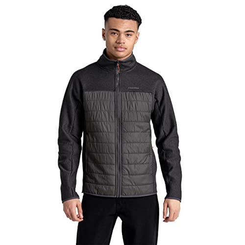 Craghoppers Herren Kennett Leicht recycelte Hybridjacke - Schwarz Pepper - S von Craghoppers