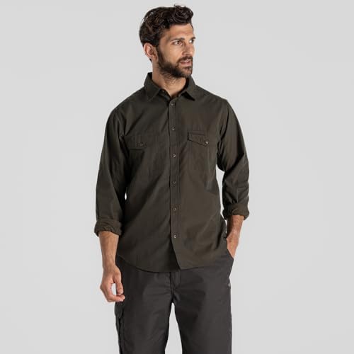Craghoppers Herren Kiwi Langarmshirt Hemd, Woodland Green, 3XL Craghoppers Herren Kiwi Langarmshirt Hemd, Woodland Green, 3XL von Craghoppers