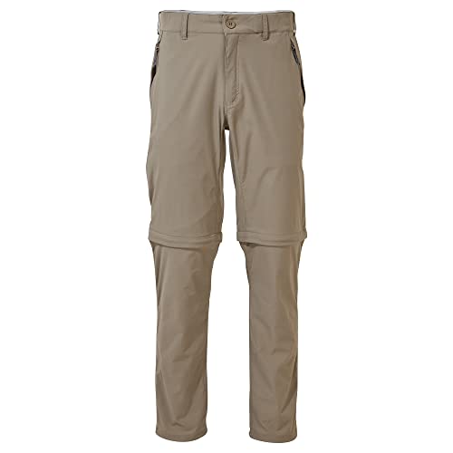 Craghoppers M Nosilife Pro Convertible Trousers Beige - Insektenschützende dehnbare Herren Hose, Größe 30 - Short - Farb von Craghoppers