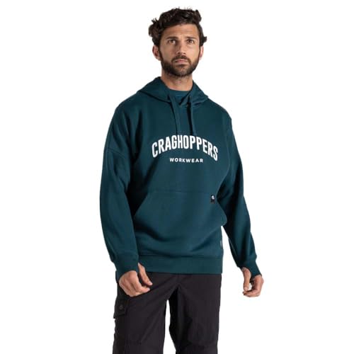 Craghoppers Herren Workwear Mens Oulston Hoodie Kapuzenpullover, Dunkles Ägäisblau, L Craghoppers Herren Workwear Mens Oulston Hoodie Kapuzenpullover, Dunkles Ägäisblau, L von Craghoppers