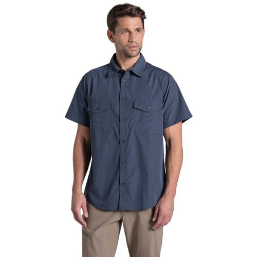 Craghoppers Men's Kiwi II SS Shirts, Ombre Blue, 3XL Plus von Craghoppers