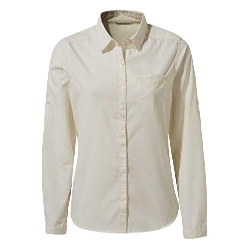 Craghoppers Damen Kiwi Long Sleeved Shirt Wanderhemd, Meersalz, 44 Craghoppers Damen Kiwi Long Sleeved Shirt Wanderhemd, Meersalz, 44 von Craghoppers