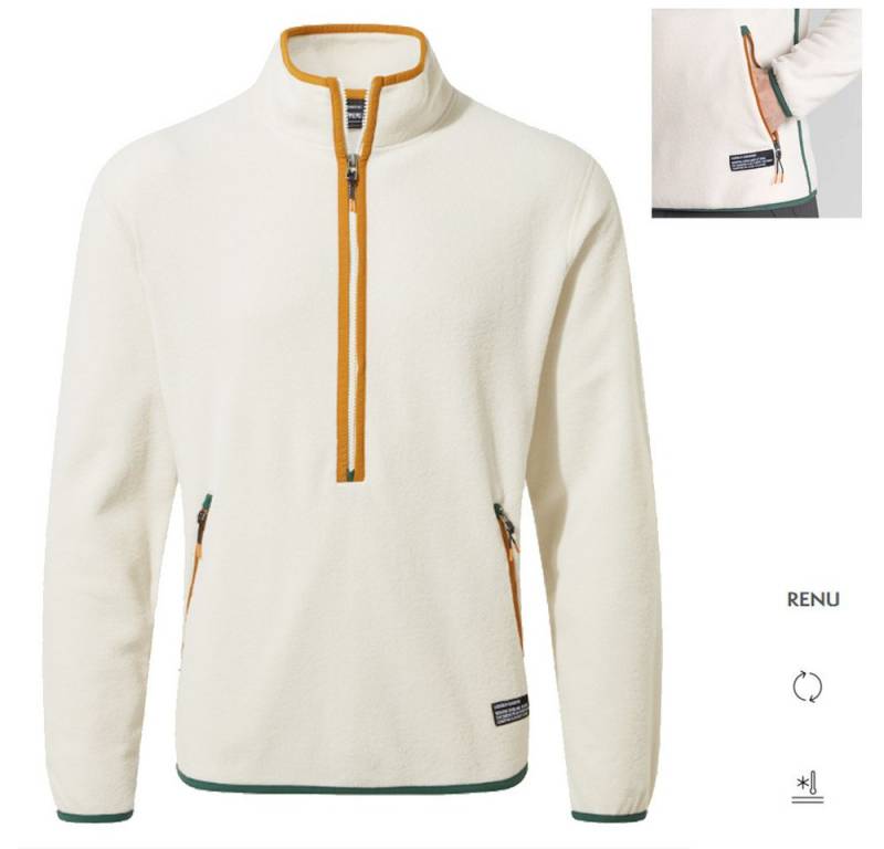 Craghoppers Langarmshirt Craghoppers - funktioneller CO2 Microfleece Pulli CO2 Renu Half Zip von Craghoppers