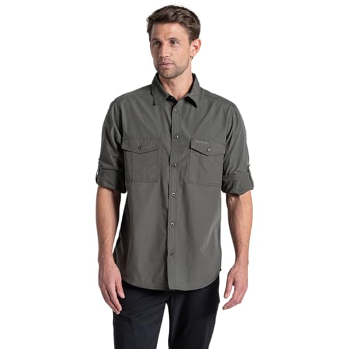 Craghoppers Men's Kiwi II LS Shirts, Cedar, S von Craghoppers