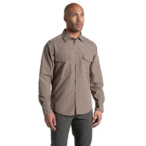 Craghoppers Men's Kiwi II LS Shirts, Pebble, XL von Craghoppers