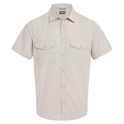 Craghoppers Men's Kiwi II SS Shirts, Oatmeal, M von Craghoppers