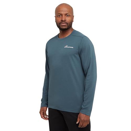 Craghoppers NosiLife ABEL Long Sleeved T-Shirt, M, Blue Stone BRK von Craghoppers