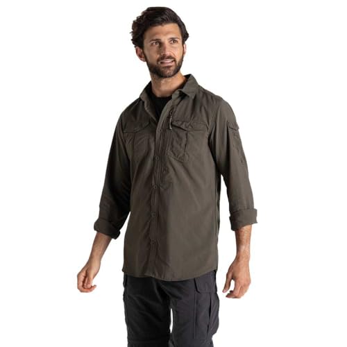Craghoppers NosiLife Adventure III Long Sleeved Shirt, XXXL, Woodland Green J77 Craghoppers NosiLife Adventure III Long Sleeved Shirt, XXXL, Woodland Green J77 von Craghoppers