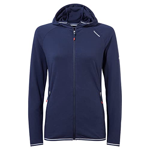 Craghoppers Damen Sportsweatjacke NosiLife Milanta navy/weiß 16 von Craghoppers