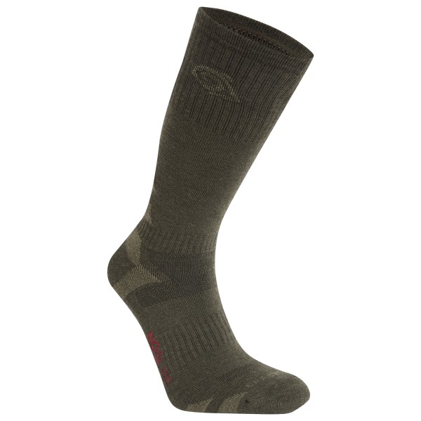 Craghoppers - Nosilife Adventure Woll Socken - Wandersocken Gr 36-38 oliv von Craghoppers