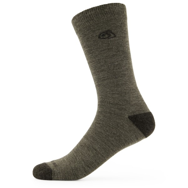 Craghoppers - Nosilife Travel Woll Socken - Wandersocken Gr 39-42 grau von Craghoppers