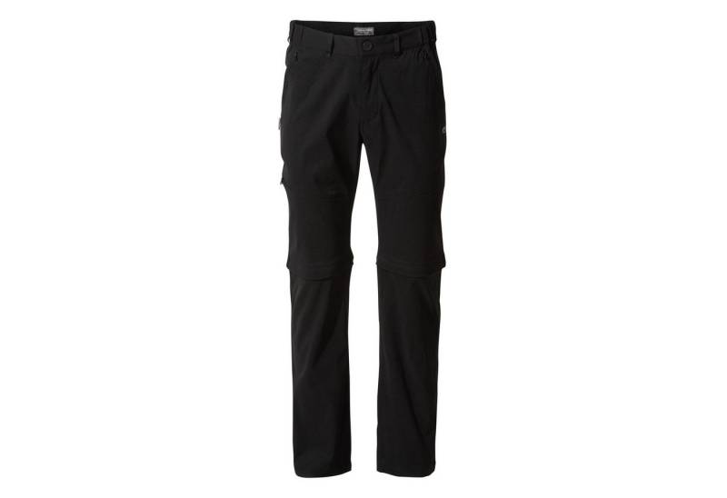 Craghoppers Softshellhose Craghoppers - NosiLife Kiwi Pro Conv ZipOff Outdoorhose, schwarz von Craghoppers