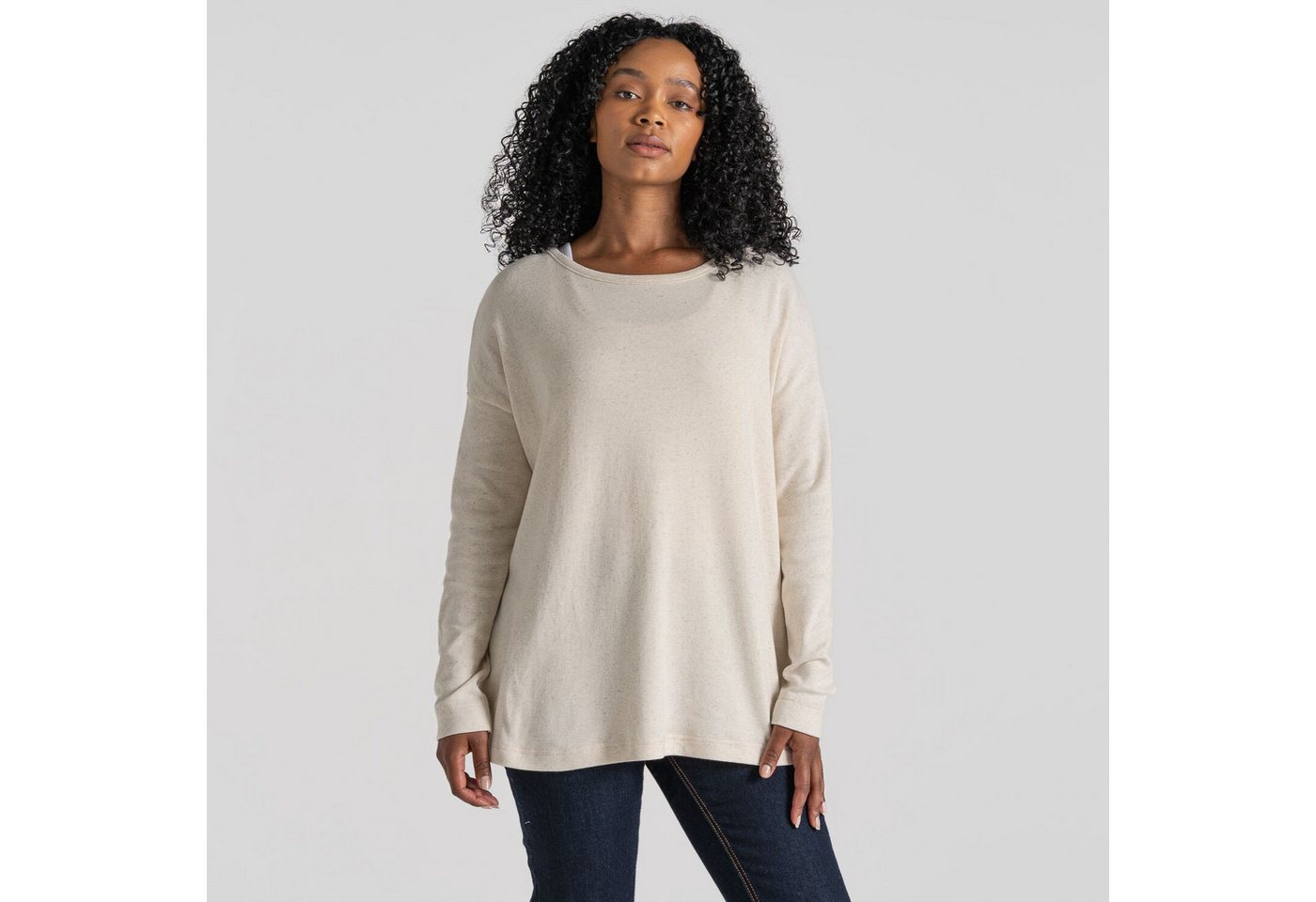 Craghoppers T-Shirt Craghoppers - Forres LS Top - Damen Langarmshirt Pullover Oversize von Craghoppers