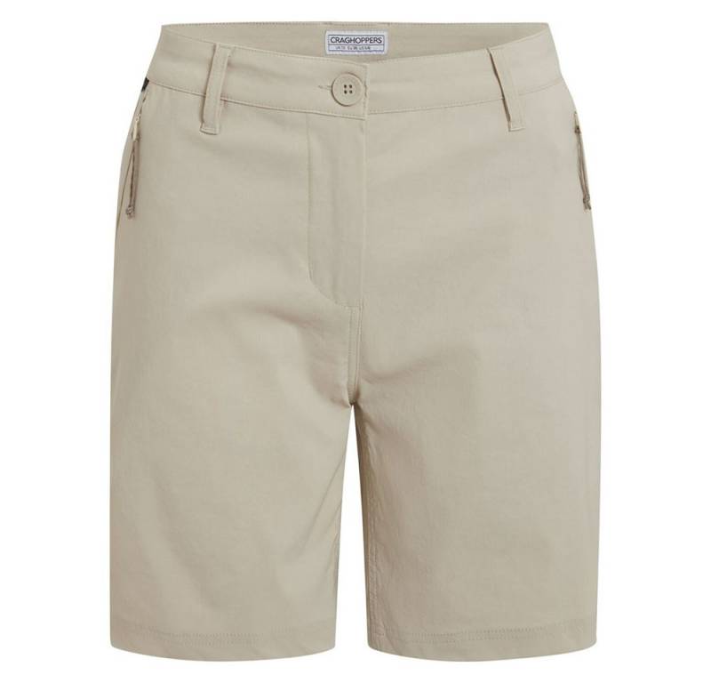 Craghoppers Trainingstights Craghoppers - Kiwi Pro III Damen Shorts (18cm) kurze Hose, Oyster von Craghoppers