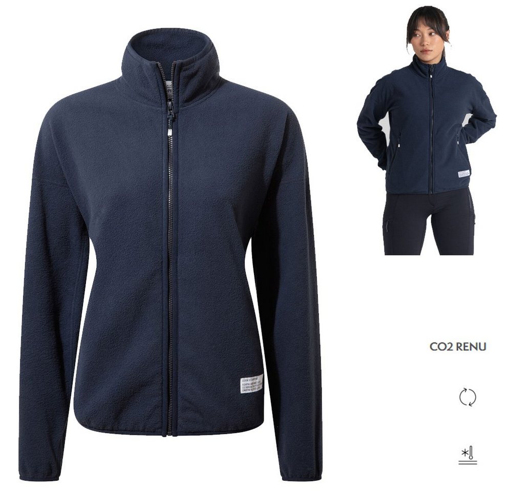 Craghoppers Trekkingjacke Craghoppers - CO2 RENU Damen Microfleece Jacke Fleecejacke, navy von Craghoppers