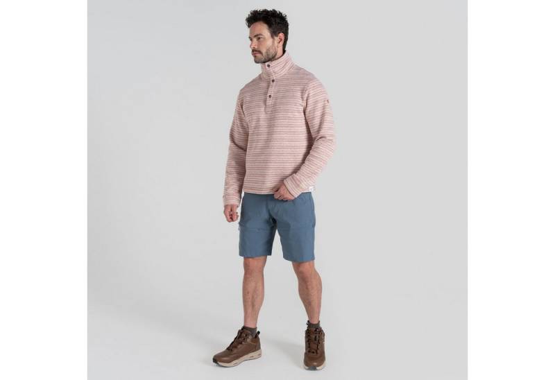 Craghoppers Trekkingjacke Craghoppers - Pelion Herren Overhead Fleecejacke mit Knopfleiste, red von Craghoppers