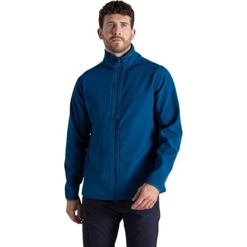 Craghoppers Unisex Expert Basecamp Softshell-Jacke, Poseidon Blue, XL von Craghoppers
