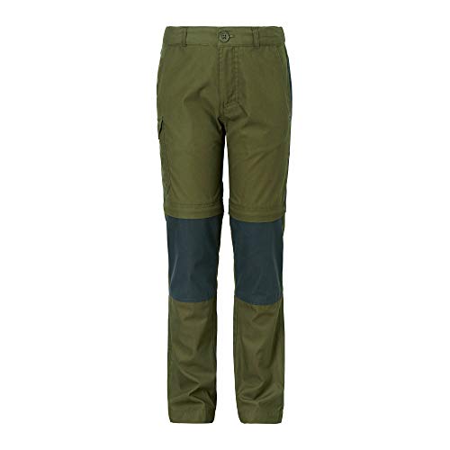 Craghoppers Unisex Kinder Kiwi Conv TRS Wanderhose, Moosgrün, 13-14 Jahre von Craghoppers