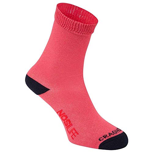 Craghoppers Unisex Kinder Nlife KDS Trv SGL Socken, Wassermelone, 11-2 von Craghoppers