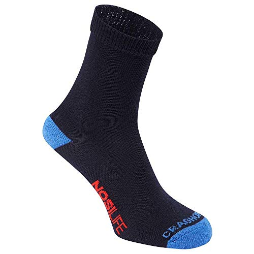 Craghoppers Unisex Kinder Nlife Kds Trv Sgl Socken, Dk Navy, 11-2 von Craghoppers