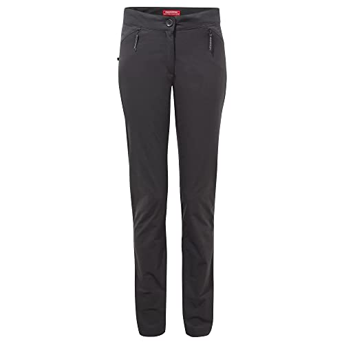 Craghoppers W NosiLife Pro Active Trousers Schwarz - Insektenschützende sonnenschützende Damen Hose, Größe 16 - Regular von Craghoppers