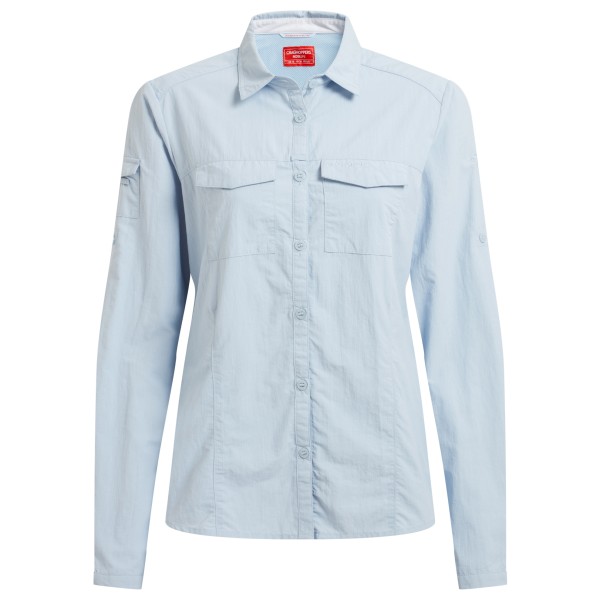 Craghoppers - Women's Nosilife Adventure Langarm Bluse III - Bluse Gr 46 grau von Craghoppers