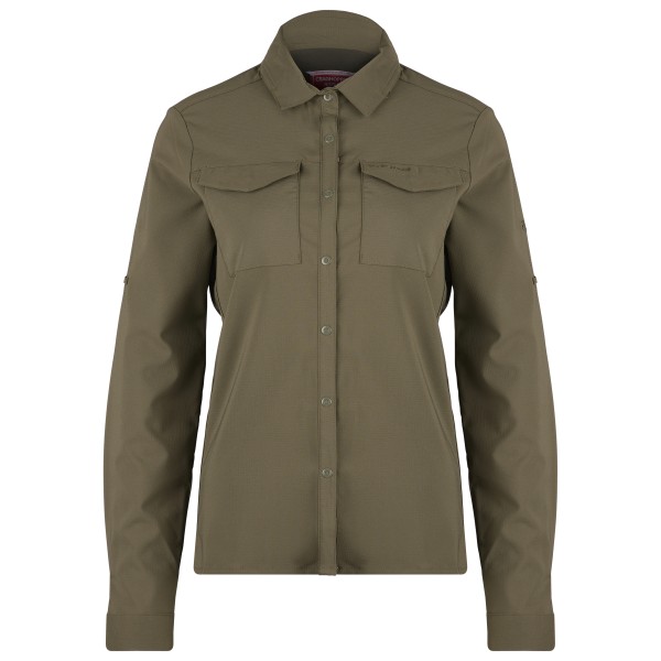 Craghoppers - Women's Nosilife Pro Langarm Bluse V - Bluse Gr 44 oliv von Craghoppers