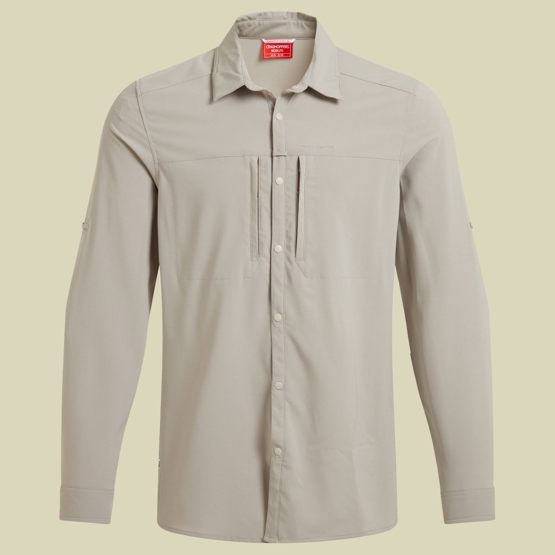 NosiLife Pro Long Sleeved Shirt V Men XXL beige - parchment NosiLife Pro Long Sleeved Shirt V Men XXL beige - parchment von Craghoppers