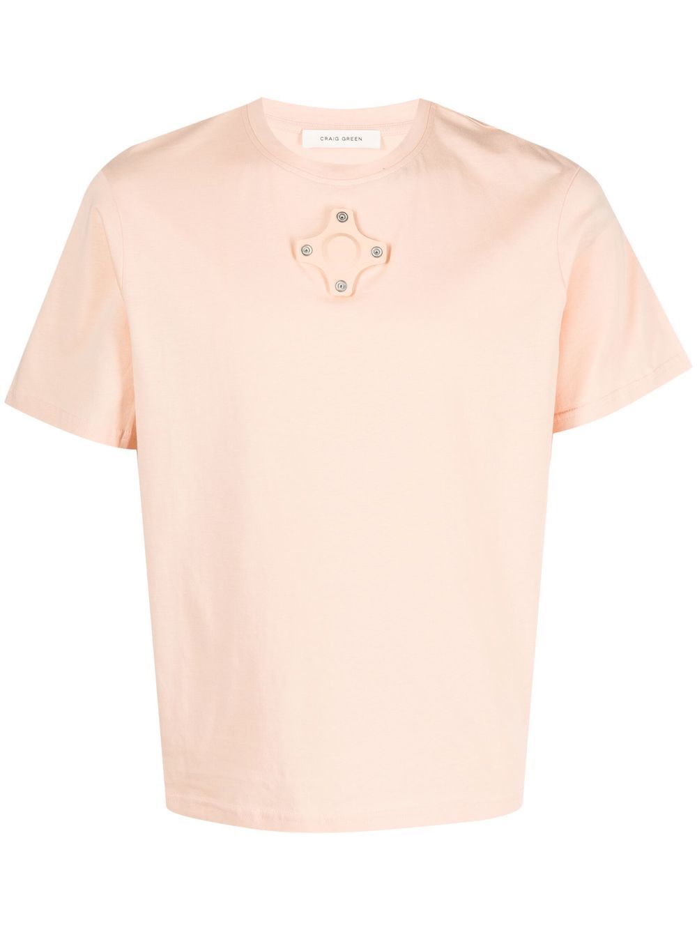 Craig Green T-Shirt mit Ösendetail - Nude von Craig Green