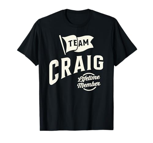 Craig Personalized Name Apparel Cld Herren Unisex-Jugendliche Klassisch T-Shirt Schwarz S Team Craig Lifetime Member Personalisierter Name Craig T-Shirt Craig Personalized Name Apparel Cld Herren Unisex-Jugendliche Klassisch T-Shirt Schwarz S Team Craig Lifetime Member Personalisierter Name Craig T-Shirt von Craig Personalized Name Apparel Cld