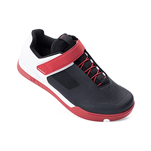 Crank Brothers Unisex Mallet Speed Lace Fahrradschuhe, Rot Schwarz Weiß von Crank Brothers