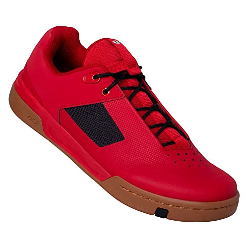 Crank Brothers Bicycle Shoes Stamp Lace Red/Black - Gum Outsole Pumpforpeace Edition 9 (42 EU) von Crank Brothers