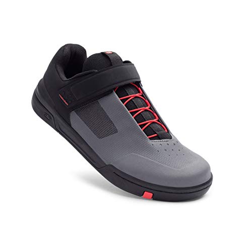 Crank Brothers Unisex Stamp Speed Lace Fahrradschuhe, Grau Schwarz Rot von Crank Brothers