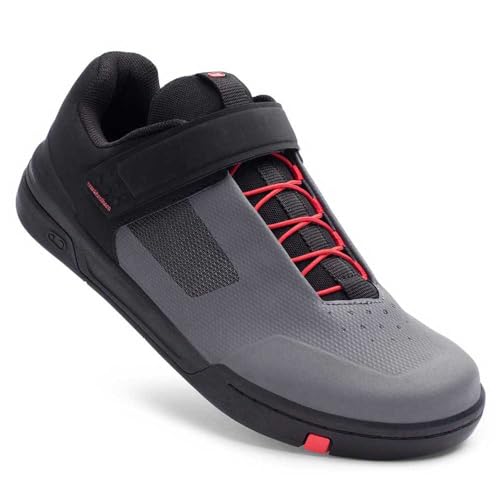 Crankbrothers Unisex Stamp Speed Lace Fahrradschuhe, Grau Schwarz Rot von Crankbrothers
