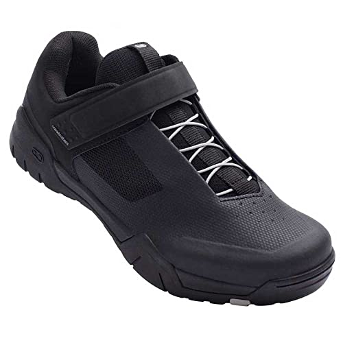 Crankbrothers Unisex Mallet-e Speed Lace Fahrradschuhe, schwarz/silberfarben von Crankbrothers