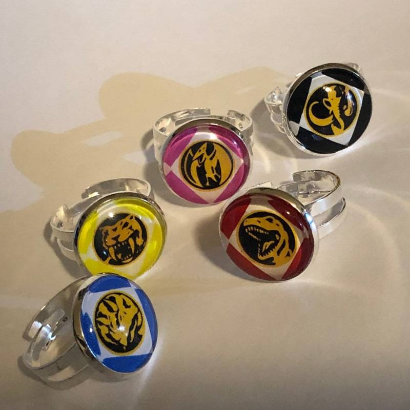 Power Ranger Ringe Die Ersten Fünf Power Ranger Ringe Die Ersten Fünf von CrashGifts